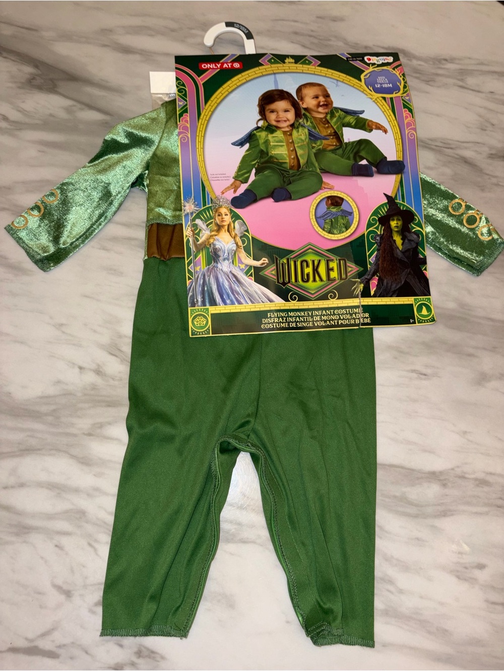 NWT Disguise Wicked Flying Monkey Infant Costume 12-18M Target Halloween
